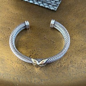 David Yurman X station double cable bracelet